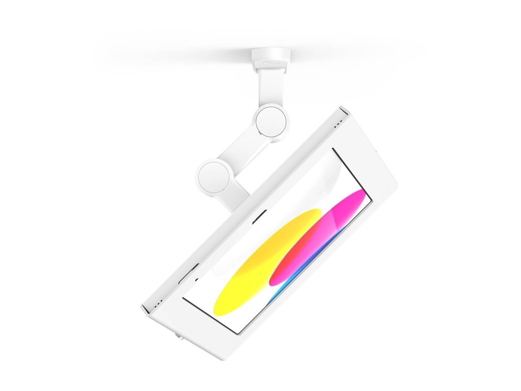 Compulocks Apex - Befestigungskit (Gehäuse, Schwenkarm) - für Tablett - verriegelbar - Metallrahmen - weiß - Wandmontage, Thekenbereich, flach oberflächenmontierbar - für Apple 10.9-inch iPad (10. Generation) - Image 2