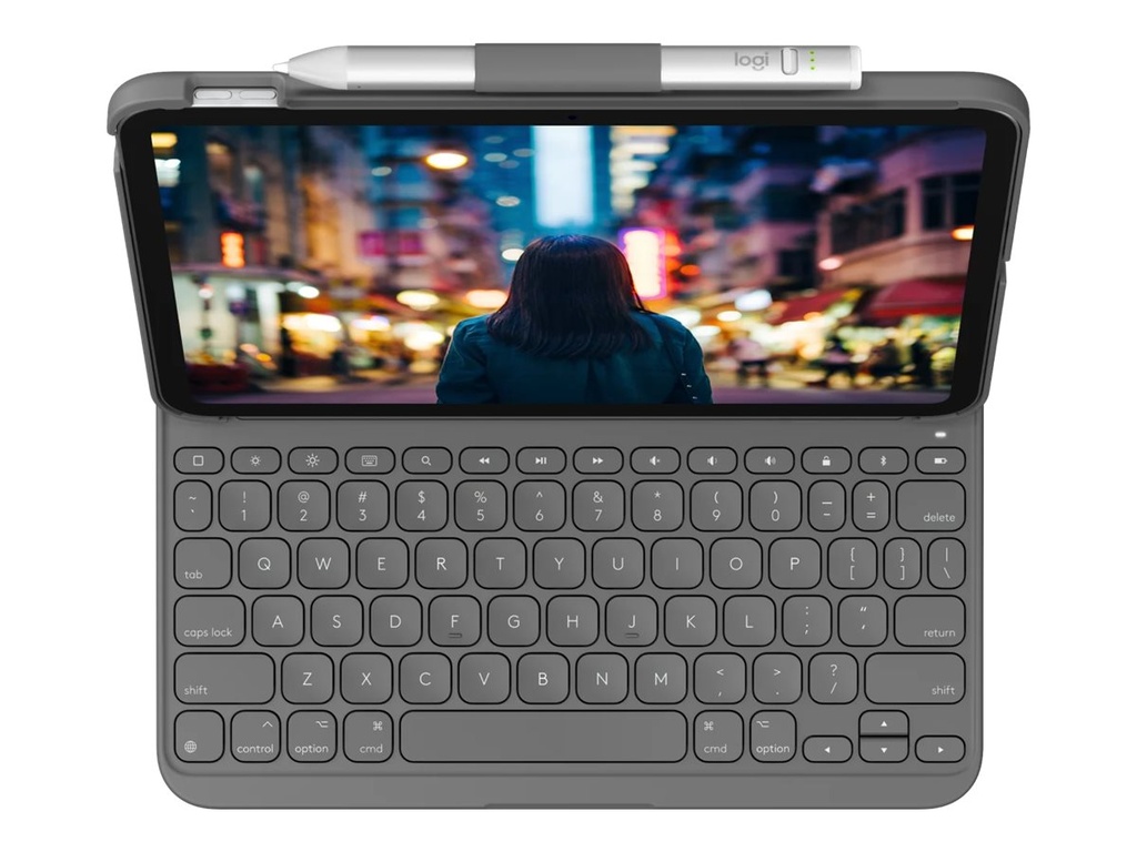 Logitech Slim Folio - Tastatur und Foliohülle - Image 2