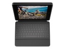 Logitech Rugged Folio - Tastatur und Foliohülle - Apple Smart connector - QWERTZ - Schweizerisch - Graphite - für Apple 10.9-inch iPad (10. Generation) - Image 3