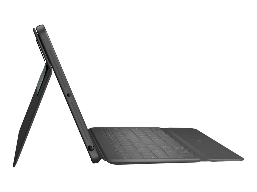 Logitech Rugged Folio - Tastatur und Foliohülle - Apple Smart connector - QWERTZ - Schweizerisch - Graphite - für Apple 10.9-inch iPad (10. Generation) - Image 5