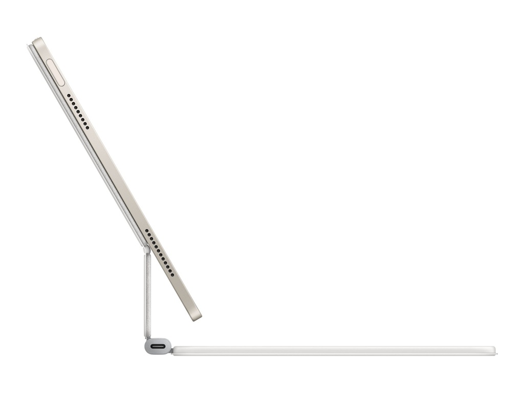 Apple Magic Keyboard - Tastatur und Foliohülle - mit Trackpad - Apple Smart connector - QWERTY - Dänisch - weiß - für 10.9-inch iPad Air (4. Generation, 5. Generation) - Image 4