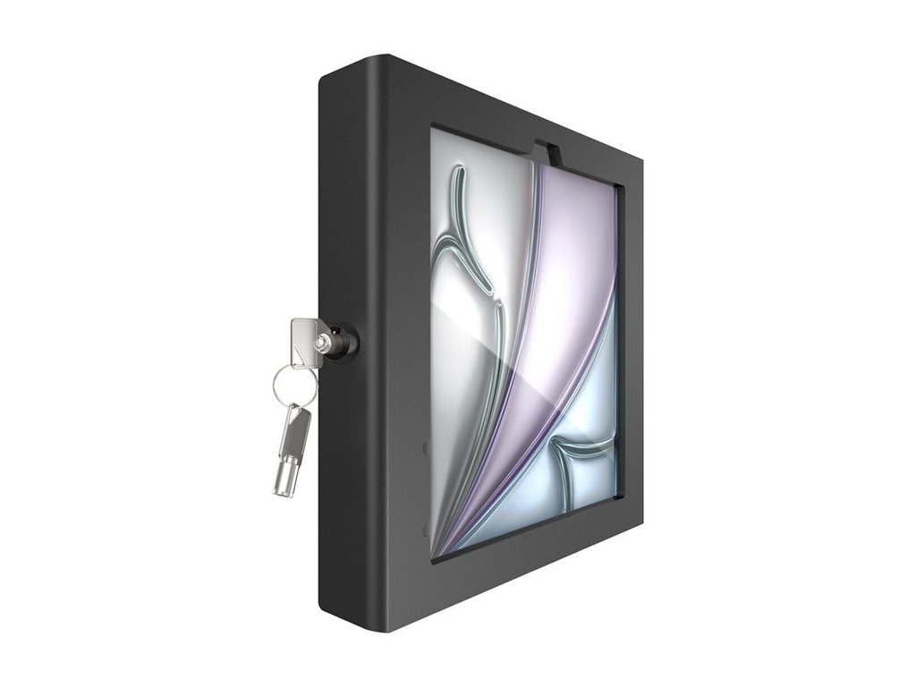 Compulocks iPad Air M2 & M3 11", Apex Secured Enclosure Wall Mount - Black - Gehäuse - für Tablett - Glasbefestigung, Raum - verriegelbar - hochwertiges Aluminium - Schwarz - Bildschirmgröße: 27.94 cm (11") - Image 4