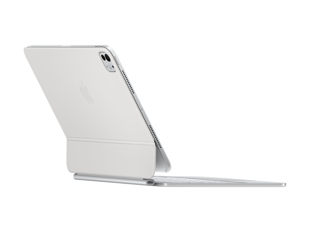 Apple Magic Keyboard - Tastatur und Foliohülle - mit Trackpad - hinterleuchtet - Apple Smart connector - QWERTY - Ukrainisch - weiß - für 11-inch iPad Pro (M4, M5) - Image 5