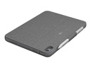 Logitech Combo Touch - Tastatur und Foliohülle - mit Trackpad - hintergrundbeleuchtet - Apple Smart connector - QWERTZ - Deutsch - Oxford Gray - für Apple 10.9-inch iPad (10. Generation) - Image 4
