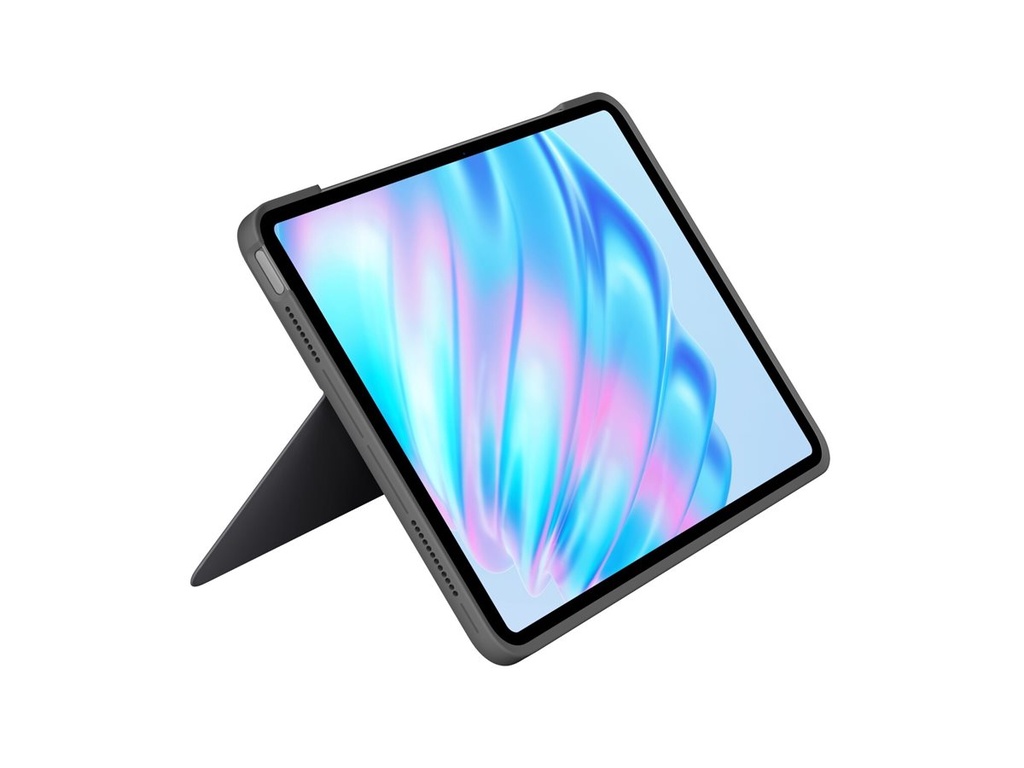 Logitech Combo Touch - Tastatur und Foliohülle - mit Trackpad - hintergrundbeleuchtet - Apple Smart connector - QWERTZ - Deutsch - Oxford Gray - für Apple 13-inch iPad Air (M2, M3) - Image 2