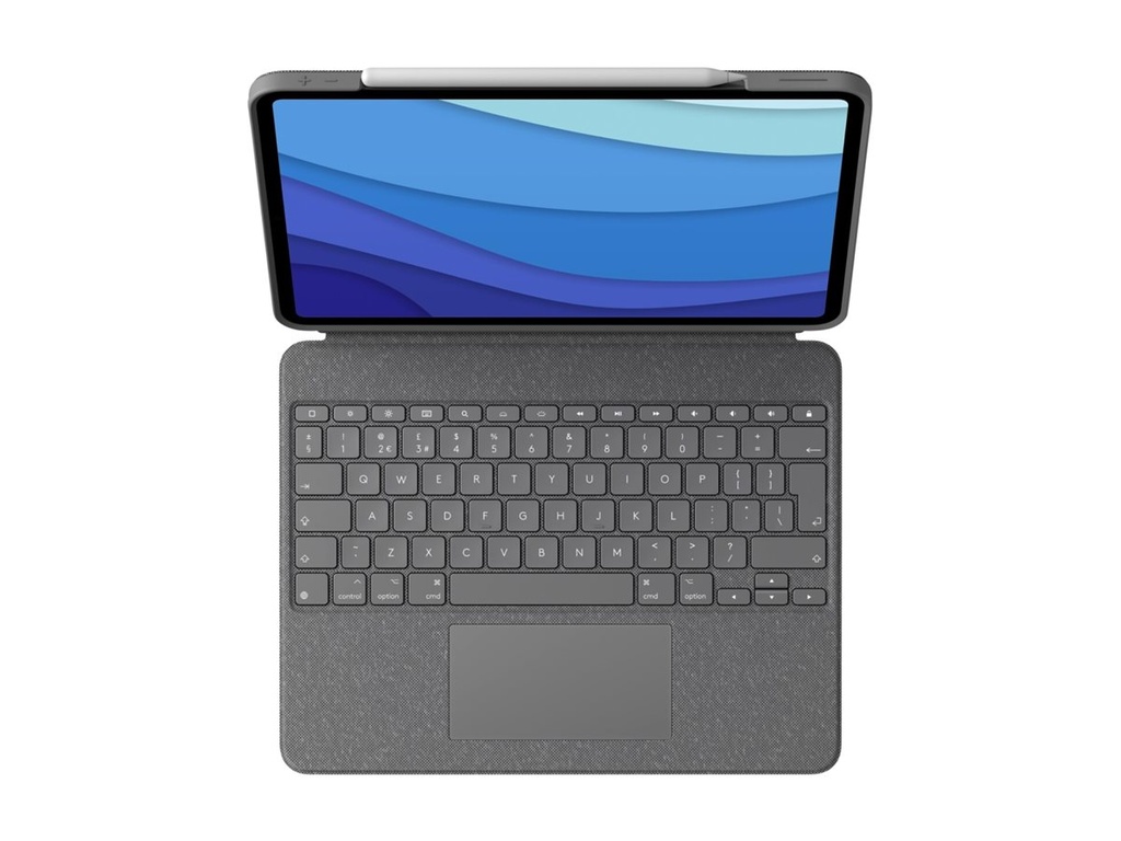 Logitech Combo Touch - Tastatur und Foliohülle - mit Trackpad - hinterleuchtet - Apple Smart connector - QWERTZ - Deutsch - Graphite - für Apple 11-inch iPad Pro (M4) - Image 3