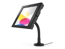 Compulocks Apex - Aufstellung - freiliegende Front-/Rückkamera und Sensoren - für Tablett - Flexarm-Halterung - Metall - Schwarz - Tischmontage - für Apple 10.9-inch iPad (10. Generation)