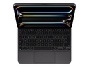 Apple Magic Keyboard - Tastatur und Foliohülle - mit Trackpad - hinterleuchtet - Apple Smart connector - QWERTY - Dänisch - Schwarz - für 11-inch iPad Pro (M4, M5)