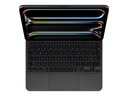 Apple Magic Keyboard - Tastatur und Foliohülle - mit Trackpad - hinterleuchtet - Apple Smart connector - QWERTY - Norwegisch - Schwarz - für 11-inch iPad Pro (M4, M5)