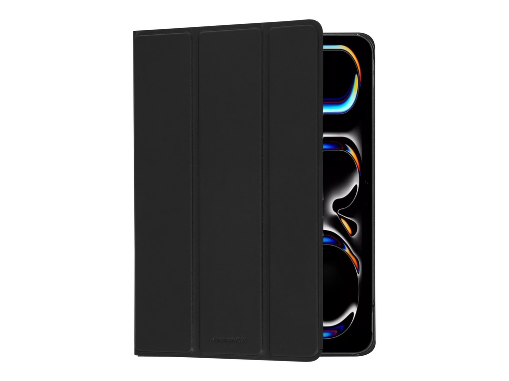 dbramante1928 Risskov - Flip-Hülle für Tablet - genarbtes Leder - Schwarz - für Apple 11-inch iPad Pro (M4, M5)