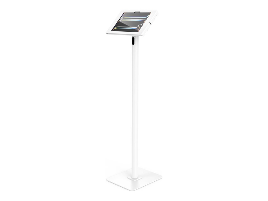 Compulocks Ständer-Kit - freiliegende Front-/Rückkamera und Sensoren - für Tablett - verriegelbar - hochwertiges Aluminium - weiß - Bodenaufstellung, freistehend - für Apple 11-inch iPad Pro (M4, M5)