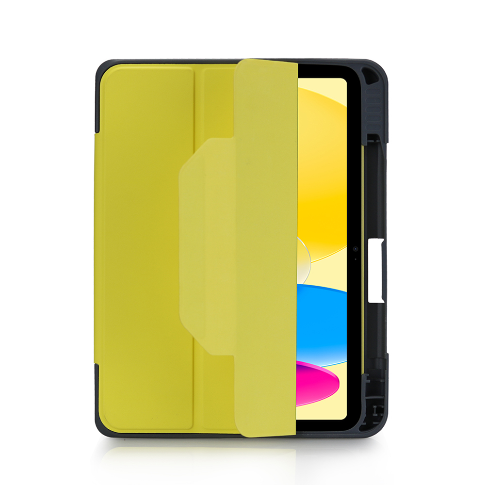 DEQSTER Rugged Max Case iPad 10.9” (10. Gen. & A16), Gelb, Eco-Pack