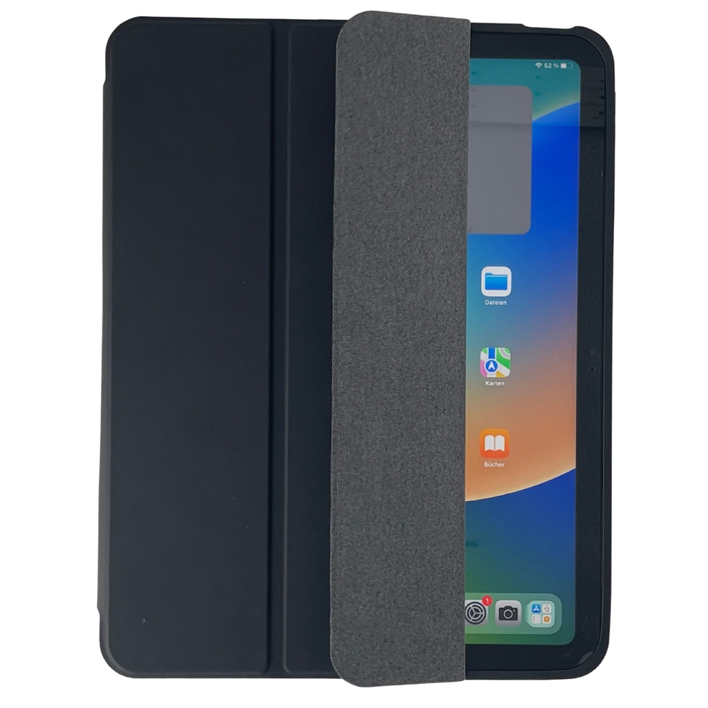 DEQSTER Slim Case #ST2 iPad 10.9” (10./11. Gen.), Schwarz, Eco-Pack