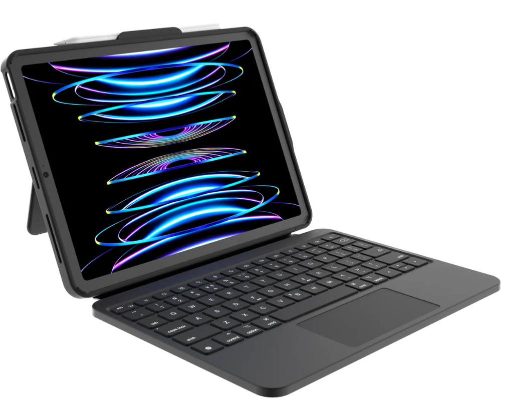 DEQSTER Prime Keyboard, iPad Air 13" (M2 / M3 / M4), DE-QWERTZ, Black