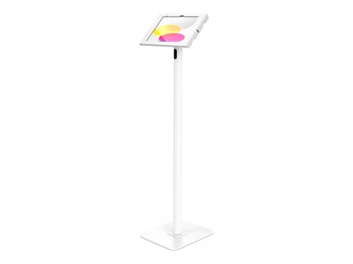 Compulocks Apex - Befestigungskit (Gehäuse, Aufstellung) - für Tablett - verriegelbar - hochwertiges Aluminium, Metallrahmen - weiß - Bodenmontage, freistehend - für Apple 10.9-inch iPad (10. Generation)