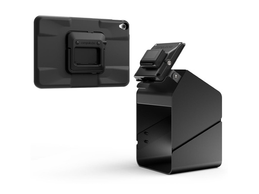 Compulocks iPad 10th-11th (A16) Gen PowerMove Tablet Printer Kiosk - Aufstellung - Kiosk-Style - für Drucker / Tablet - verriegelbar - Schwarz - Bildschirmgröße: 27.7 cm (10.9")
