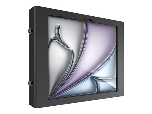 Compulocks iPad Air M2 & M3 13", Apex Secured Enclosure Wall Mount - Black - Gehäuse - für Tablett - Glasbefestigung, Raum - verriegelbar - hochwertiges Aluminium - Schwarz - Bildschirmgröße: 33.02 cm (13")