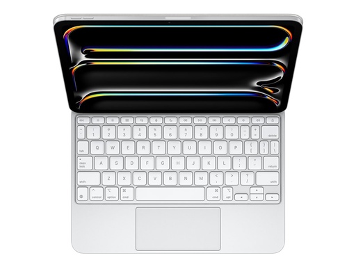 Apple Magic Keyboard - Tastatur und Foliohülle - mit Trackpad - hinterleuchtet - Apple Smart connector - weiß - für 11-inch iPad Pro (M4, M5)