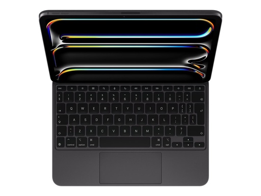 Apple Magic Keyboard - Tastatur und Foliohülle - mit Trackpad - hinterleuchtet - Apple Smart connector - QWERTY - International Englisch - Schwarz - für 11-inch iPad Pro (M4, M5)